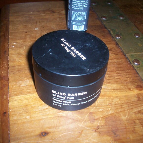 Blind Barber 60 Proof Wax 2.5 oz Men Styling Lot & Uncle Jimmy Beard Growth Oil - Picture 3 of 5